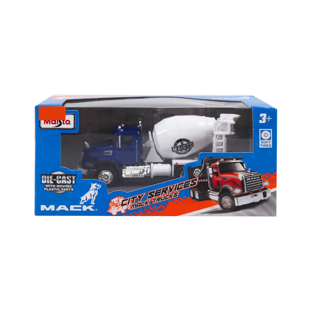 21239 MAISTO CITY SERVICES MACK TRUCKS Default Title - MamasJan Toys