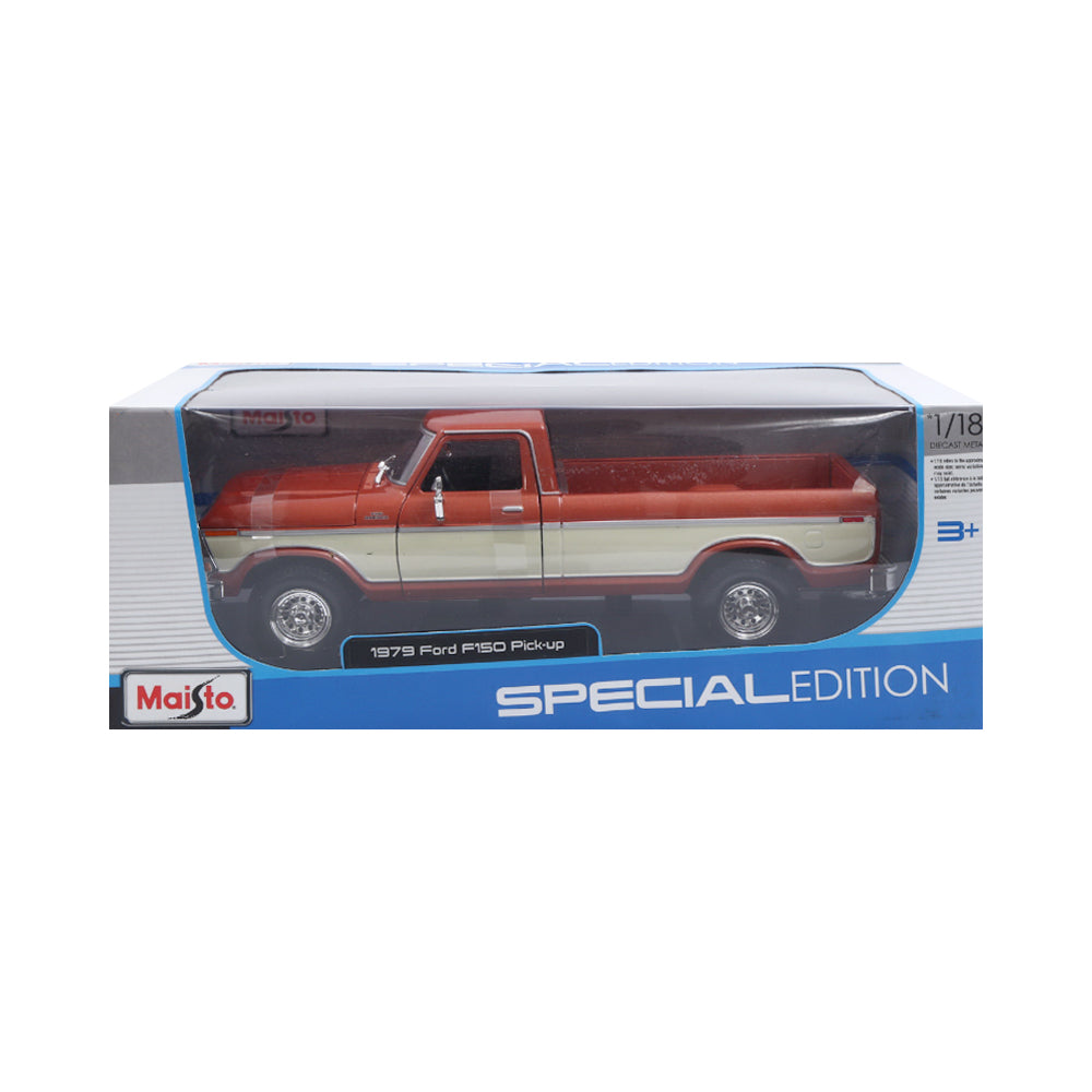 31462 MAISTO DIE CAST FORD F150 PICK-UP 1979 BROWN CAR Default Title - MamasJan Toys