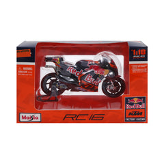 36393 MAISTO JACK MILLER KTM RC16 MOTORCYCLE RED BULL A.I Default Title - MamasJan Toys