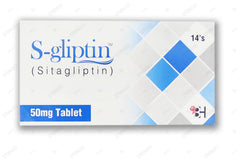 S-gliptin Tablets 50mg (1 Strip = 7 Tablets)