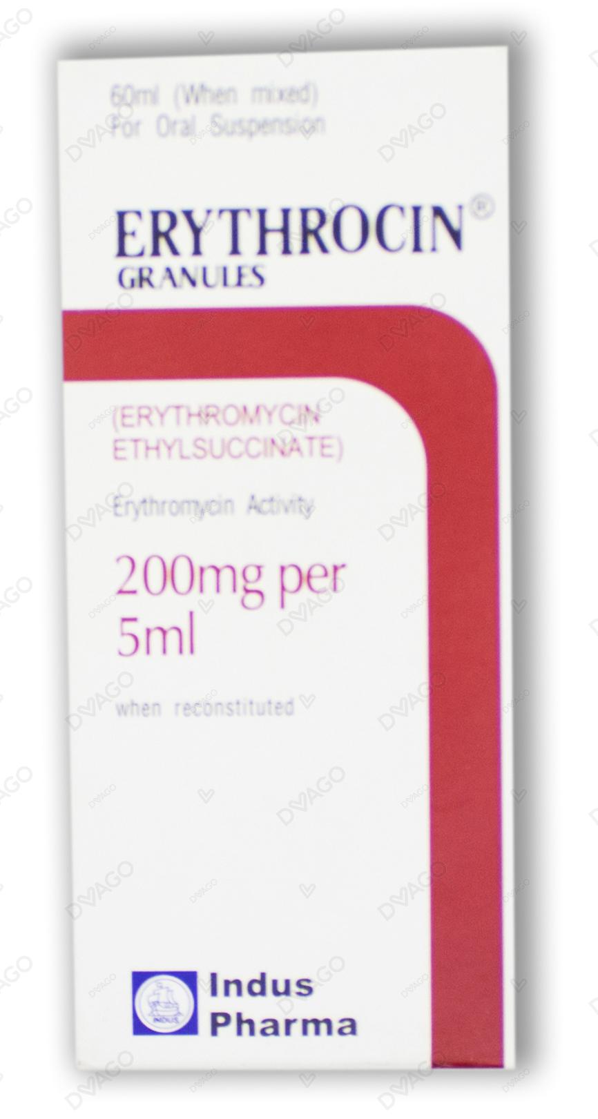 Erythrocin 60ml Syrup 200mg/5ml