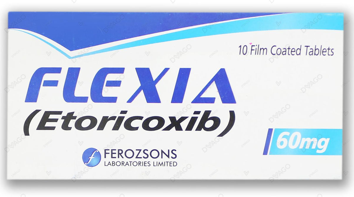 Flexia Tablets 60mg (1 Box = 1 Strip)(1 Strip = 10 Tablets)
