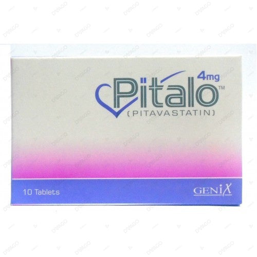 Pitalo Tablets 4mg (1 Box = 1 Strip)(1 Strip = 10 Tablets)