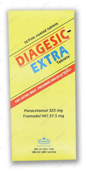Diagesic Extra Tablets 37.5mg+325mg (1 Box = 1 Strip)(1 Strip = 10 Tablets)