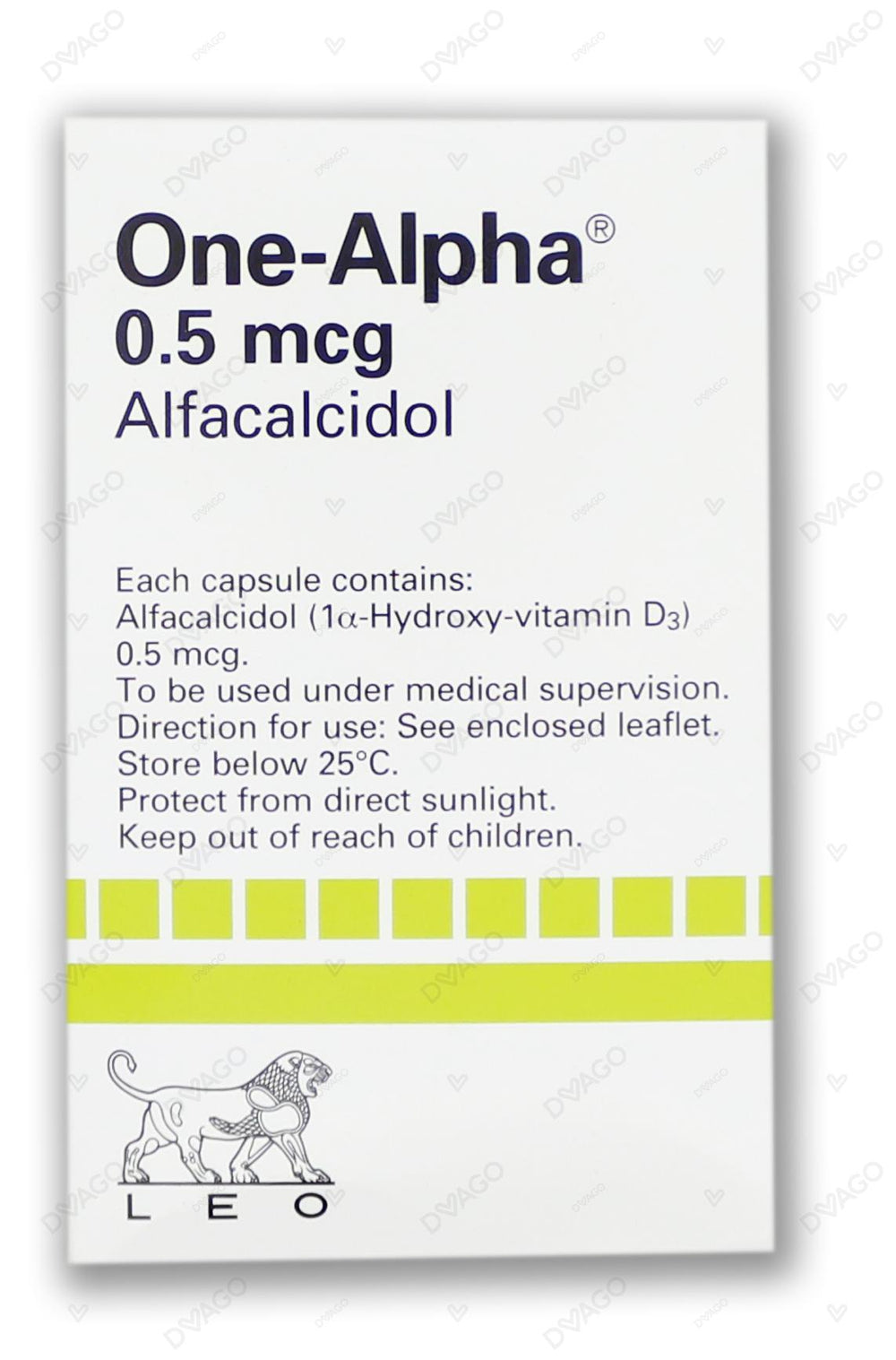 One-Alpha Capsules 0.5 mcg (1 Strip = 10 Capsules)