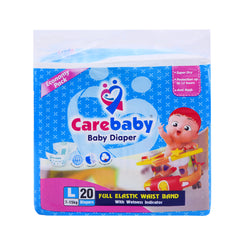 CARE BABY DIAPER SUPER ECONOMY LARGE 20S Default Title - MamasJan Grocery Nonfood