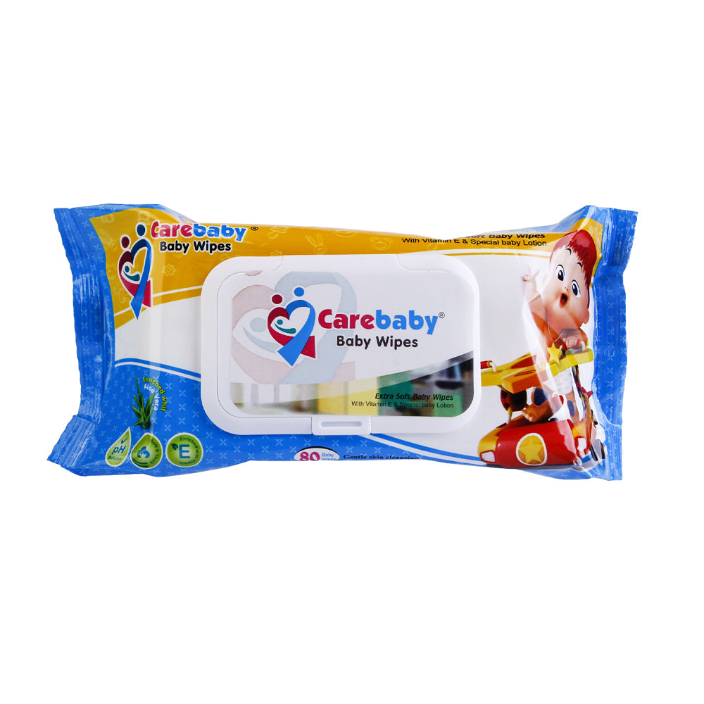 CARE BABY DIAPER BABY WIPES 80S Default Title - MamasJan Grocery Nonfood