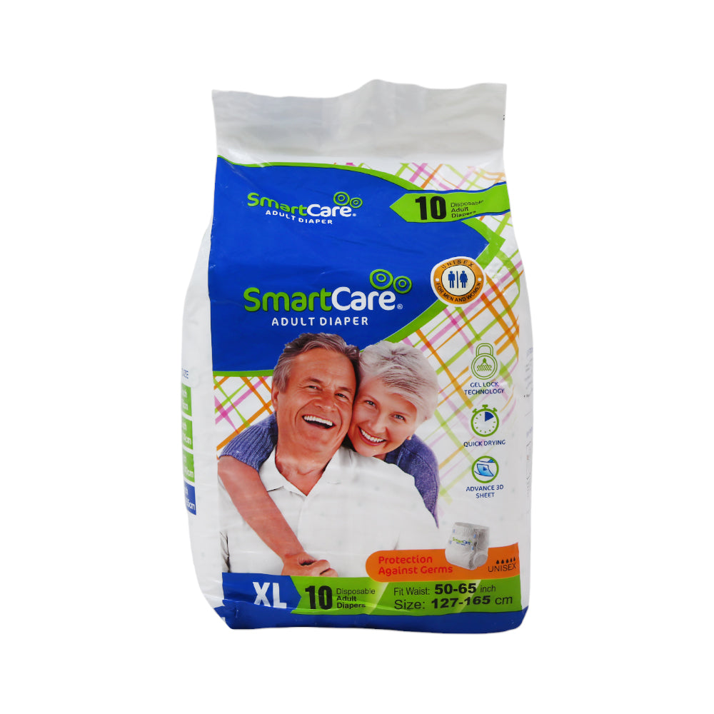SMART CARE ADULT DIAPER X LARGE 10 PCS Default Title - MamasJan Non Grocery