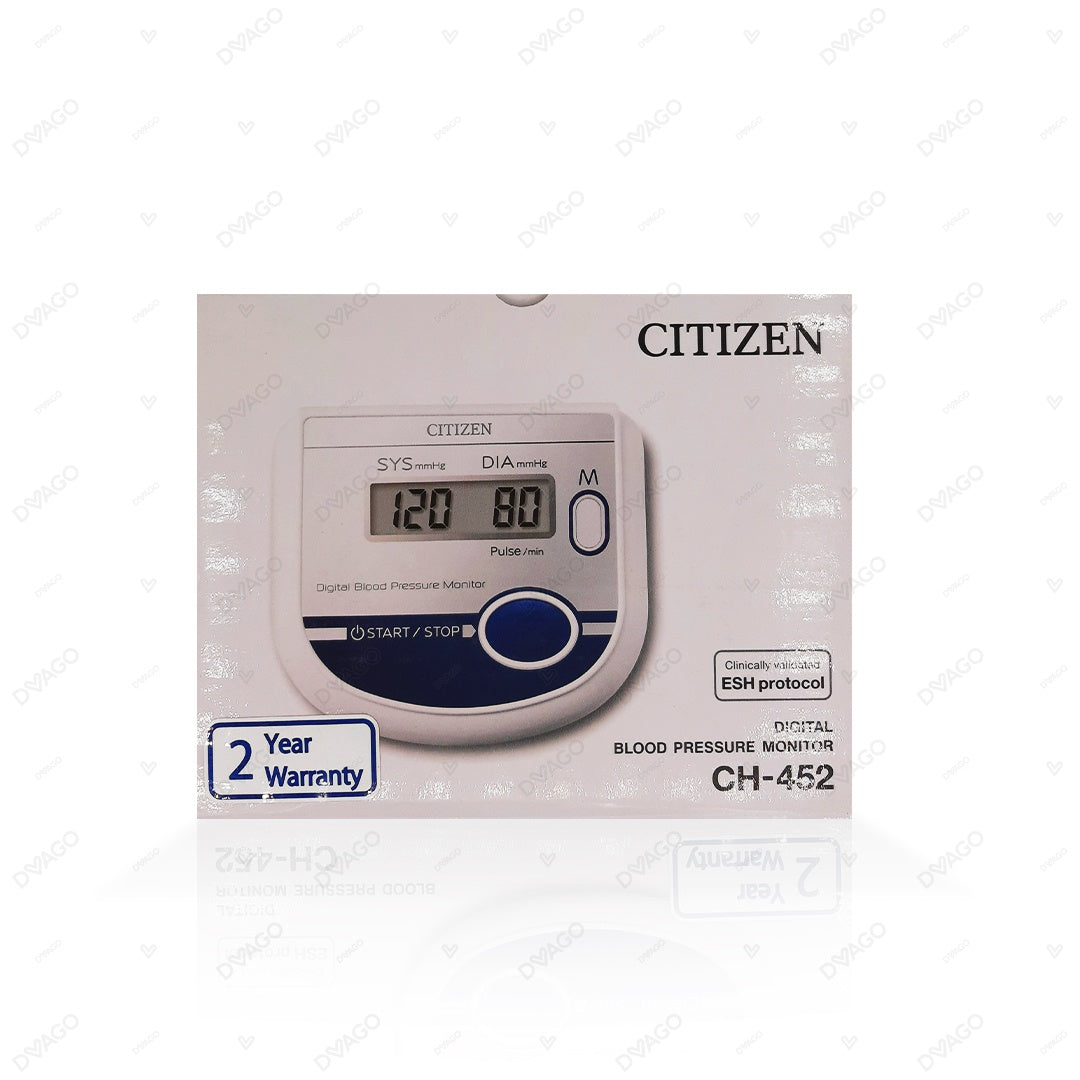 Citizen CH 452 Upper Arm Blood Pressure Monitor
