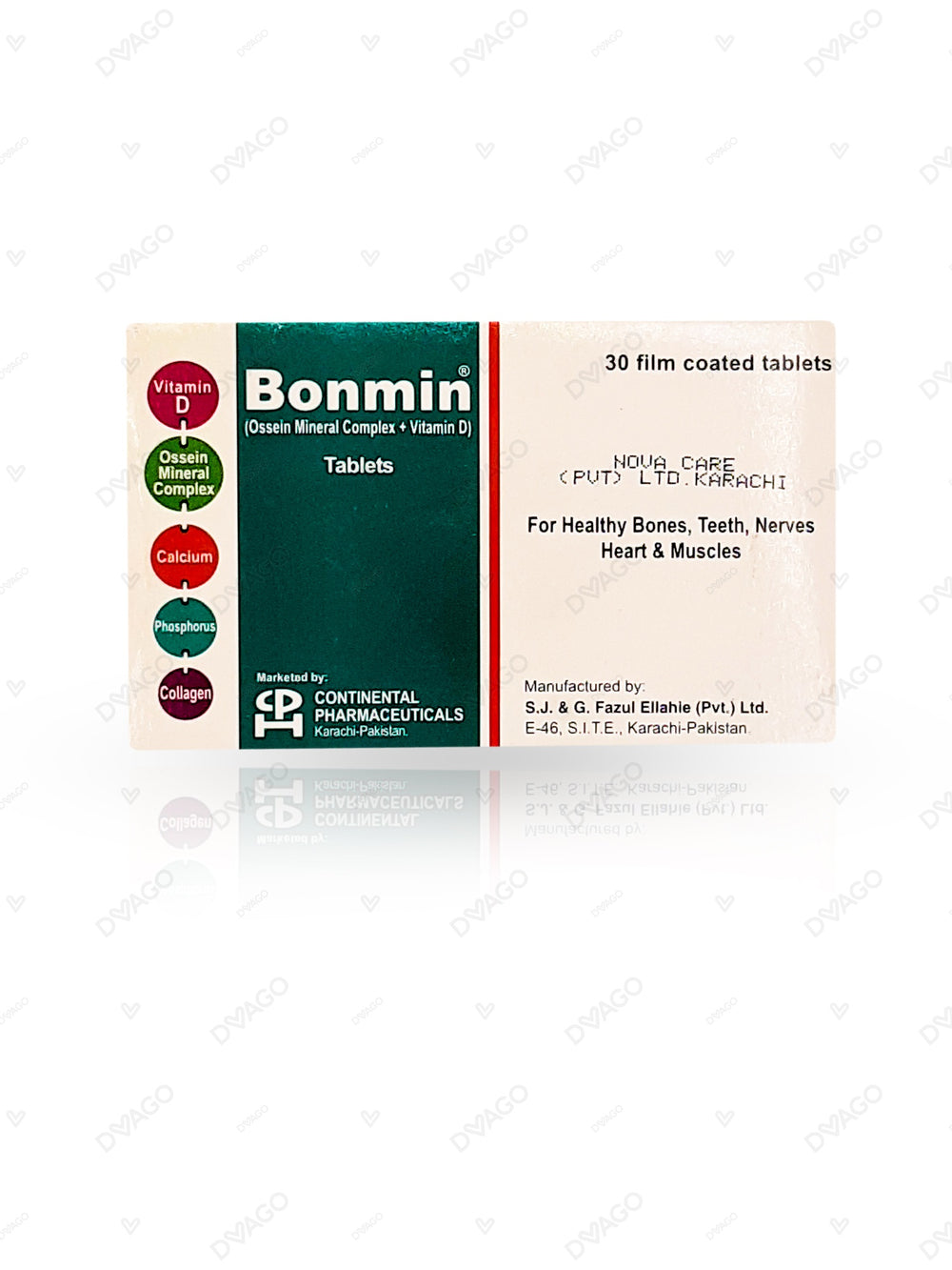 Bonmin Tablets 830mg (1 Strip = 10 Tablets)