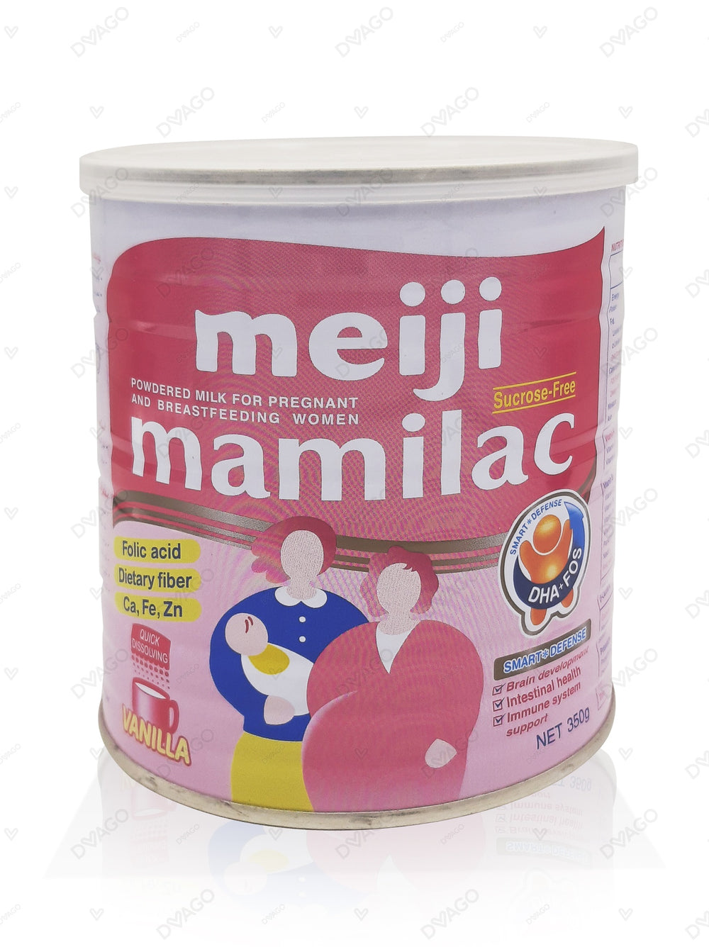 Meiji Mamilac Vanilla Sucrose Free Milk Powder 350g