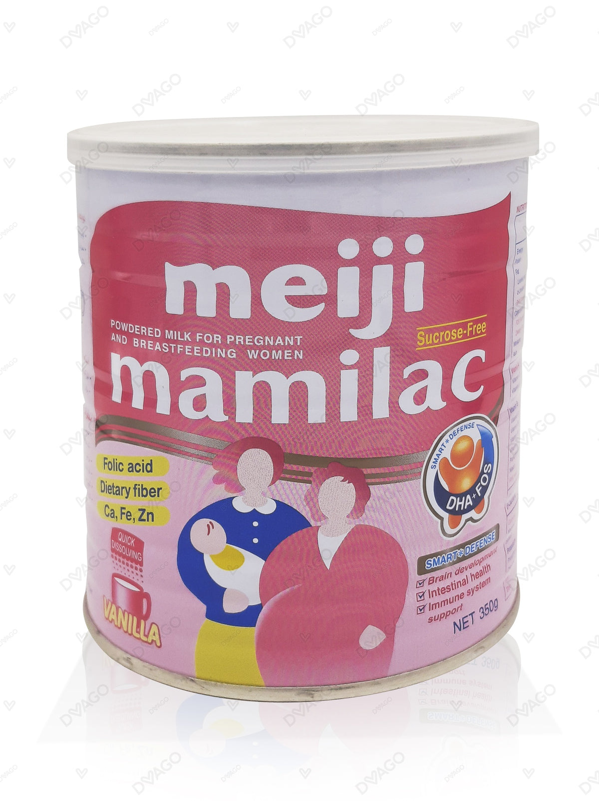 Meiji Mamilac Vanilla Sucrose Free Milk Powder 350g