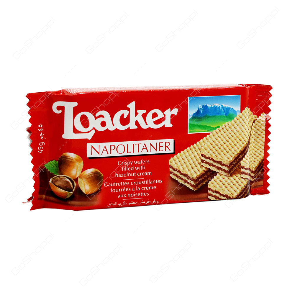 Loacker Quadratini Chocolate Wafer 45g