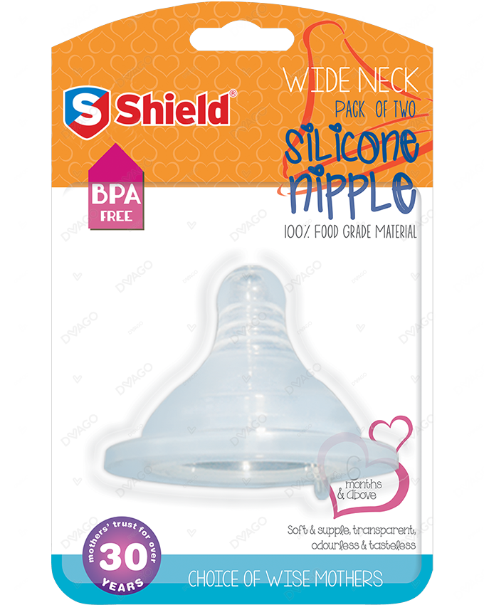 Shield Wide Neck Nipple Blister