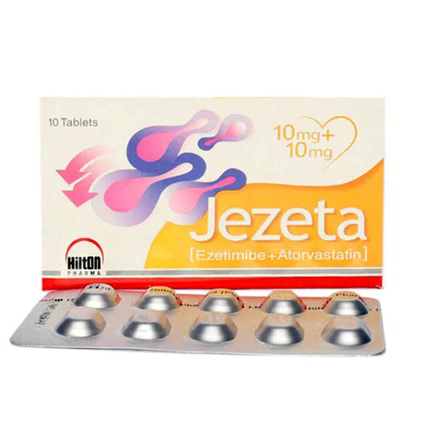 Jezeta Tablets 10mg/10mg (1 Box = 1 Strip)(1 Strip = 10 Tablets)