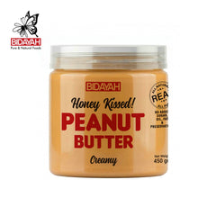 BIDAYAH PURE & NATURAL HONEY KISSED CREAMY PEANUT BUTTER 450 GM Default Title - MamasJan GroceryFoods