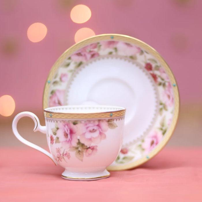 CUP & SAUCER NORITAKE 4861 (Pack of 6) Default Title - MamasJan Crockery