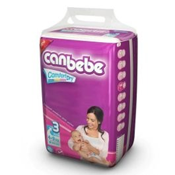 CANBEBE BABY DIAPERS MIDI SIZE 3 8PCS