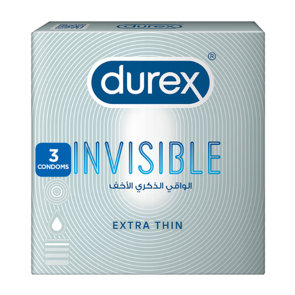 Durex Invisible Condoms Pack of 3