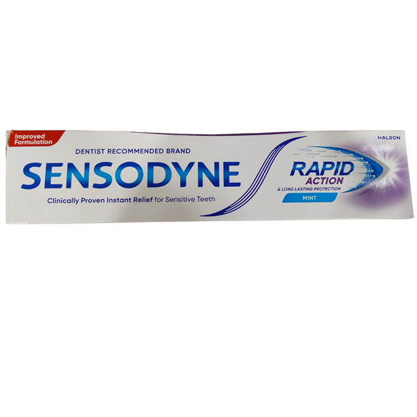 Sensodyne Rapid Action Mint Tooth Paste 100g