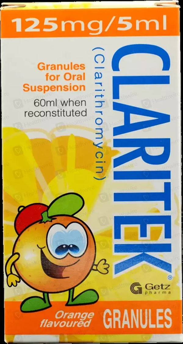 Claritek Granules Oral Suspension 125mg/5ml 60ml