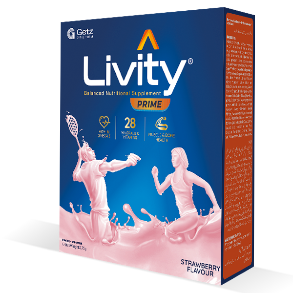 Livity Milk Powder Strawberry Soft Pack 175g
