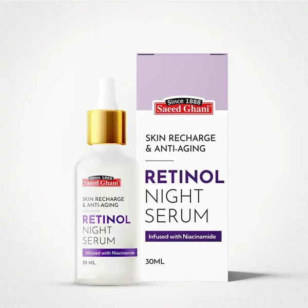 Saeed Ghani Retinol Skin Recharge & Anti-Aging Night Serum 30ml