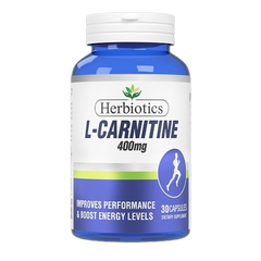 Herbiotics L-Carnitine Tablets 400mg (1 Bottle = 30 Tablets)