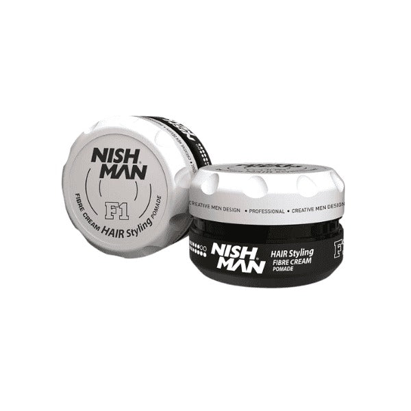 Nishman Hair Styling Fibre Cream Pomade F1 100ml