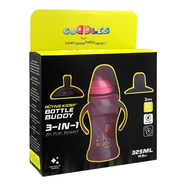 Cuddles Active Kids Buddy Bottle 3 in 1