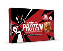 Nutrilov Protein Peanut Butter & Chocolate Chip Bar 50g (1 Pack = 6Pcs)