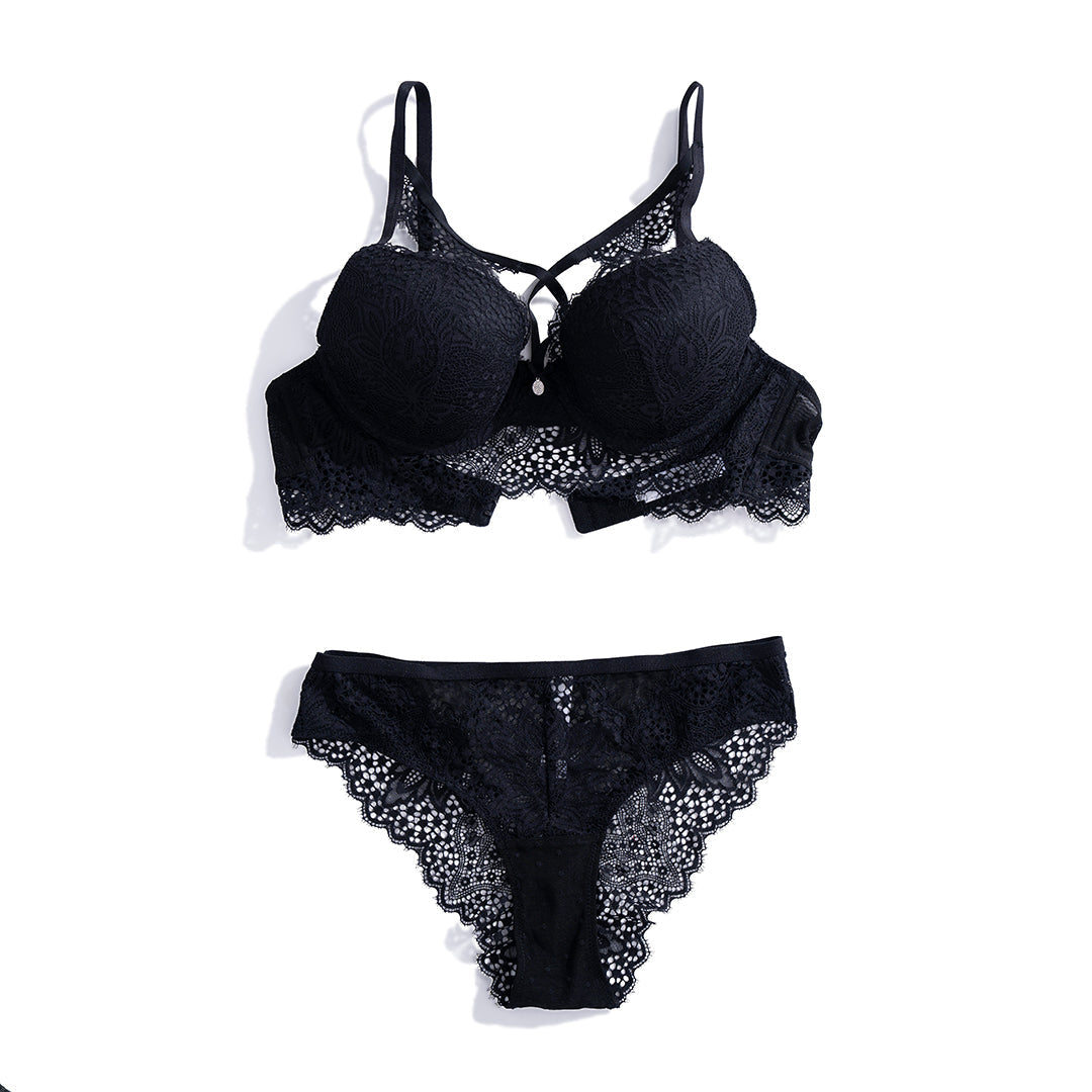 Victoria-Secret-Bra-Set-T29 BLACK / 34 / B - MamasJan Lingerie