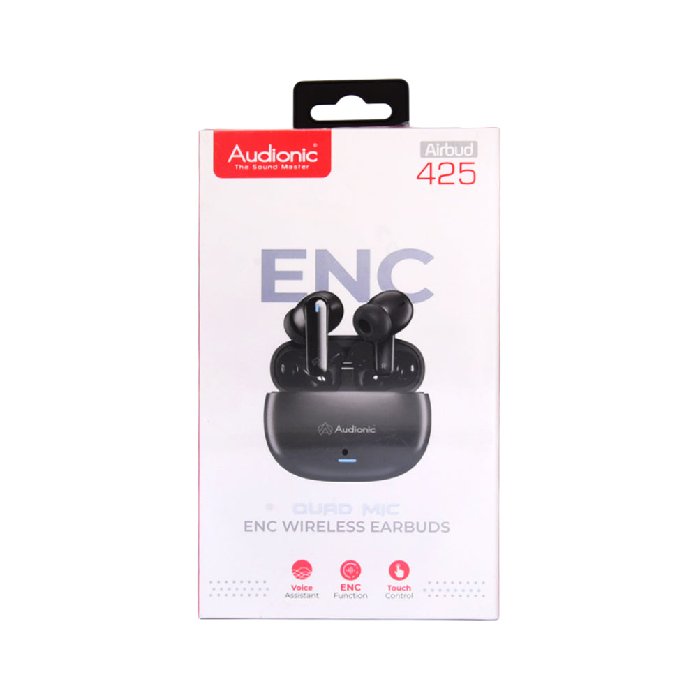 AUDIONIC EARBUDS AIRBUD 425 BLACK Default Title - MamasJan Gift counter