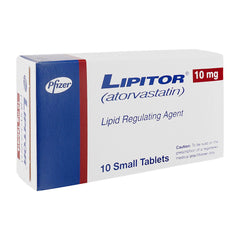 Pfizer Lipitor Tablet, 10mg, 10-Pack product image - Mamasjan