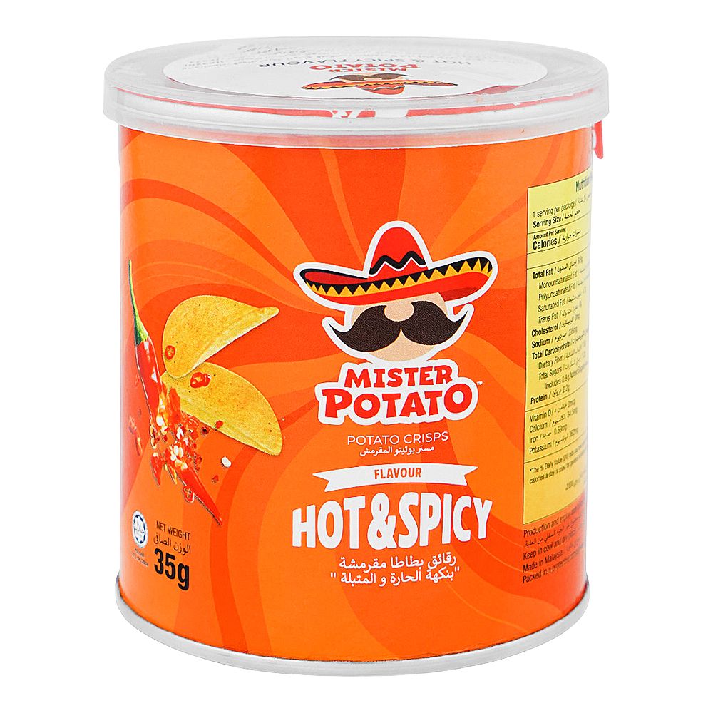 MISTER POTATO CHIPS HOT & SPICY 35 GM Default Title - MamasJan GroceryFoods