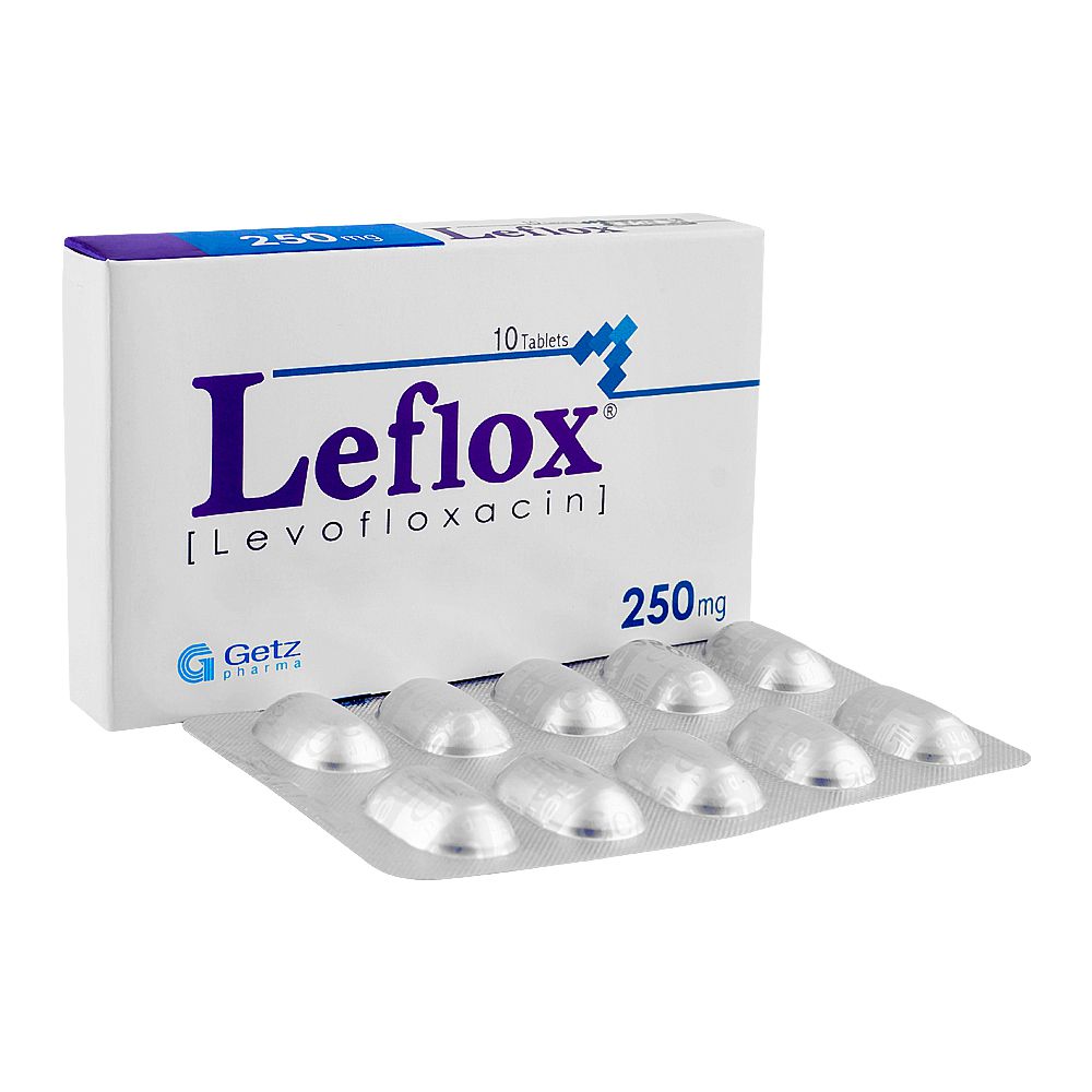 Getz Pharma Leflox Tablet, 250mg, 10-Pack product image 2 - Mamasjan