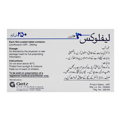 Getz Pharma Leflox Tablet, 250mg, 10-Pack product image 3 - Mamasjan