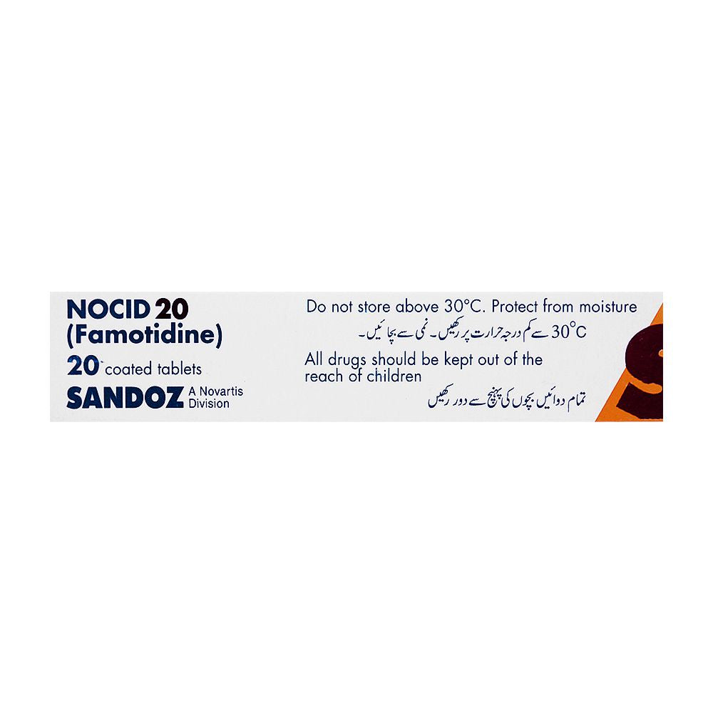 Novartis Pharmaceuticals Nocid Tablet, 20mg, 20-Pack product image 4 - Mamasjan