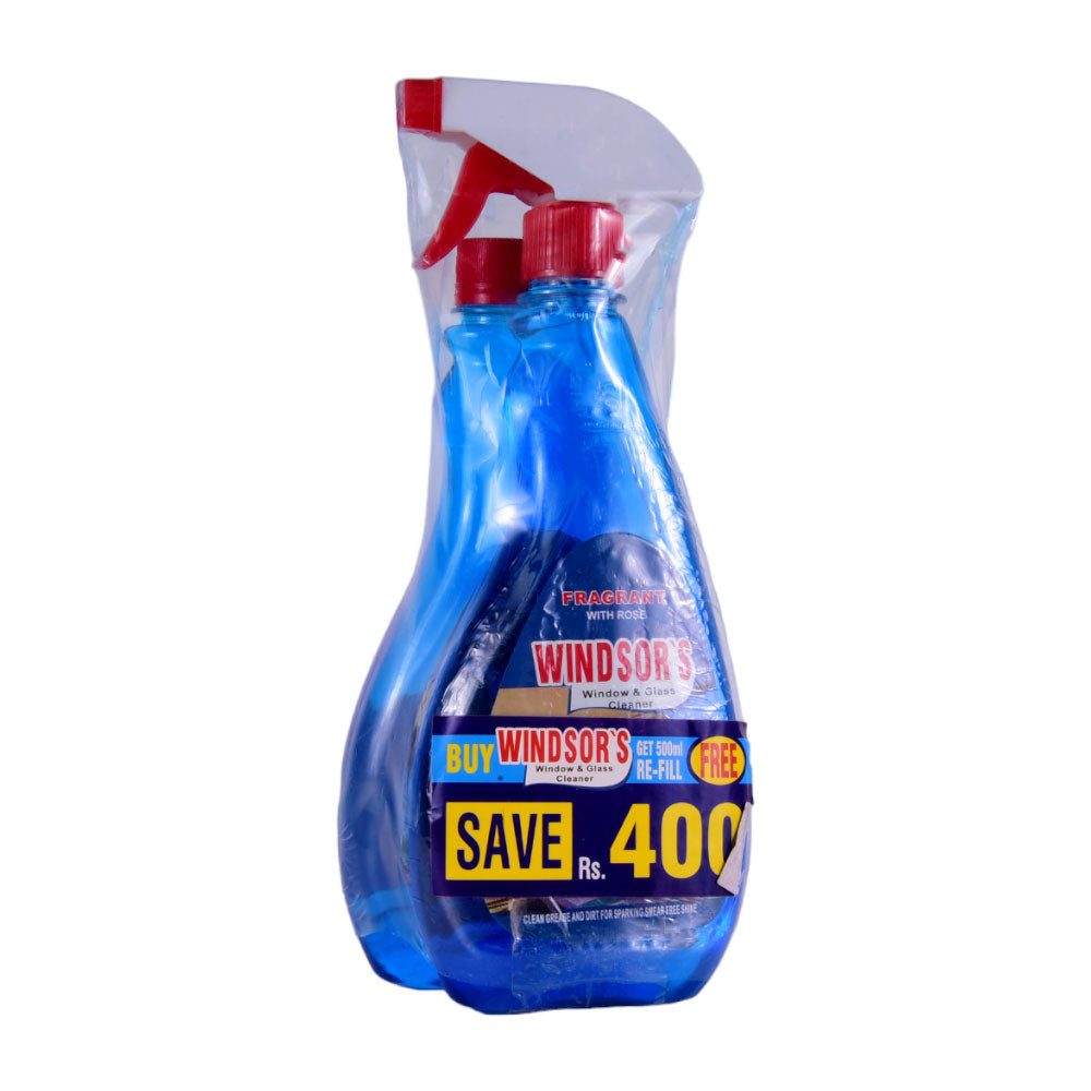 WINDSORS CLEANER WINDOW & GLASS 500 ML Default Title - MamasJan Grocery Nonfood