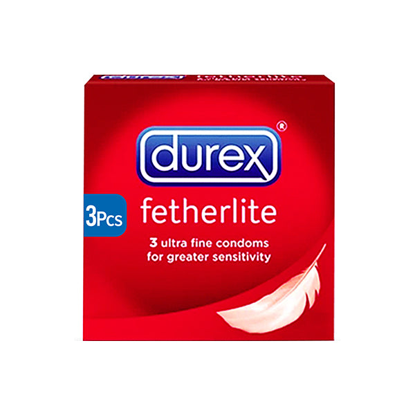 Durex Fetherlite Ultra Thin Condoms Feel 3Pcs