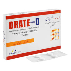 S. J. & G. Drate Plus D Tablet, 70mg/70mcg, 2800IU, 4-Pack product image - Mamasjan