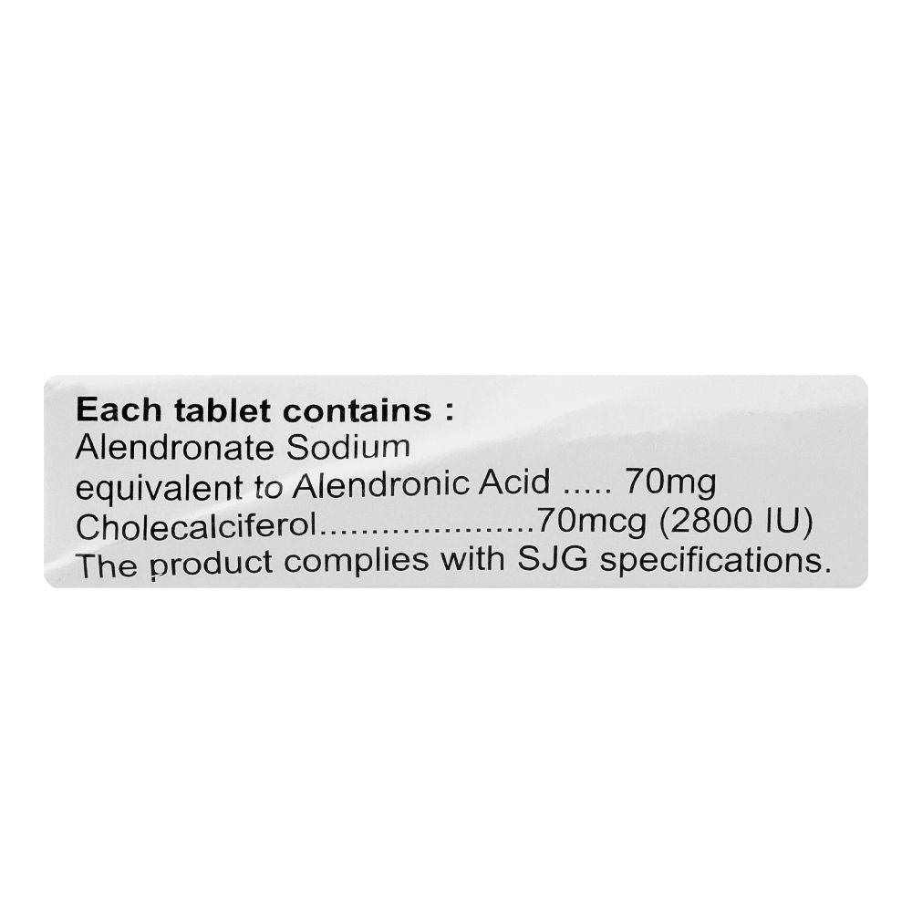 S. J. & G. Drate Plus D Tablet, 70mg/70mcg, 2800IU, 4-Pack product image 3 - Mamasjan