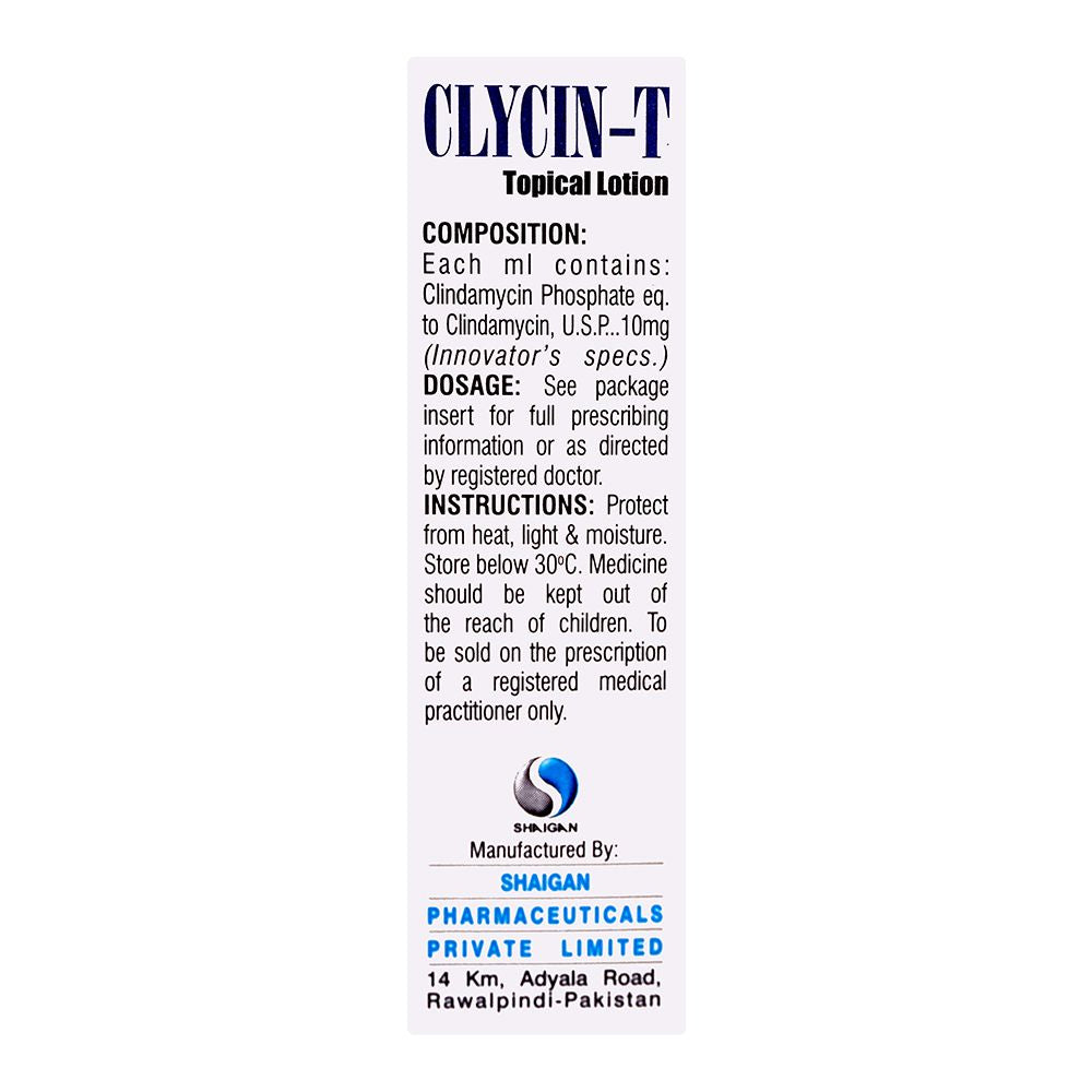 Shaigan Pharmaceuticals Clycin-T Topical Lotion, 30ml product image 4 - Mamasjan