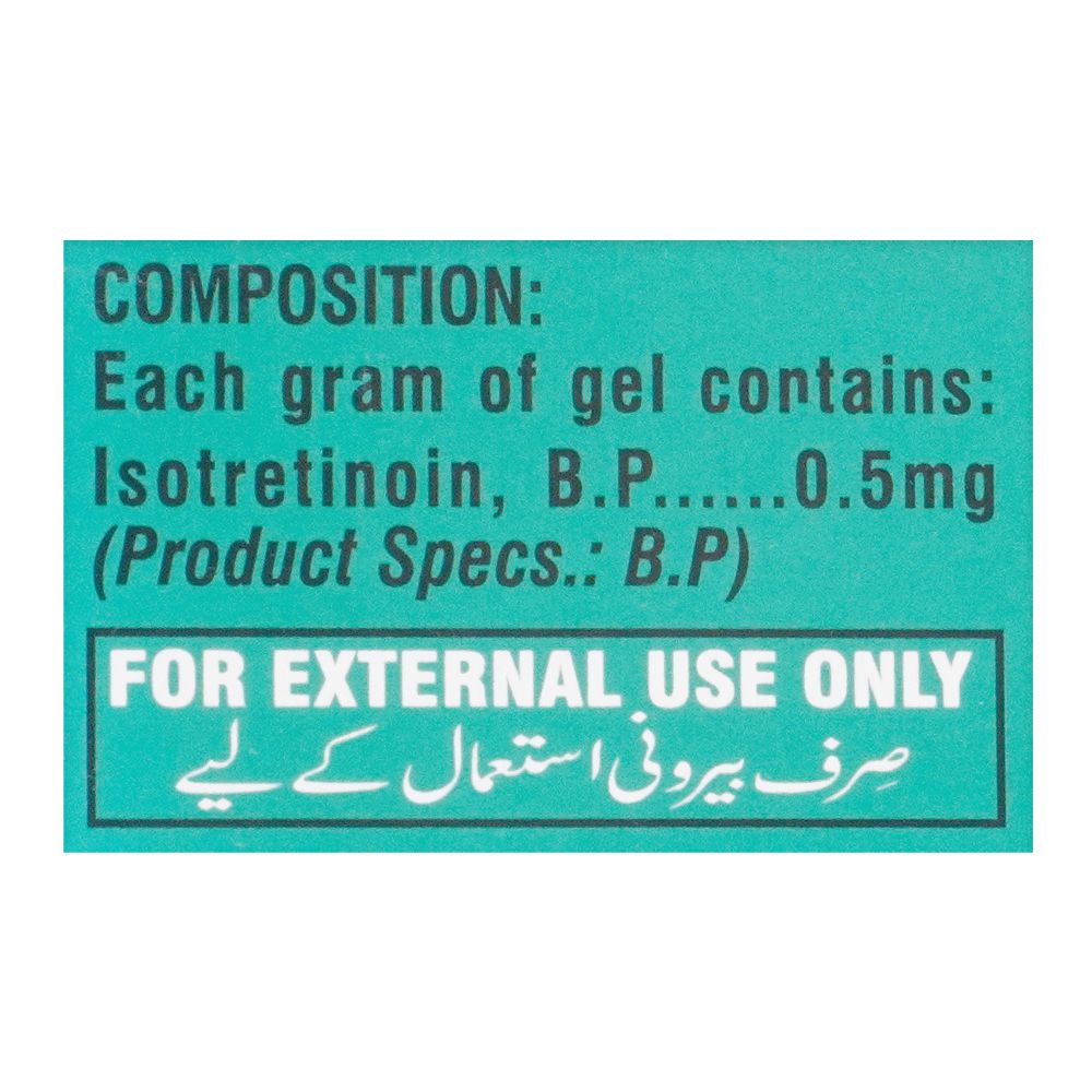 Shaigan Pharmaceuticals Isotin Gel, 10g product image 2 - Mamasjan