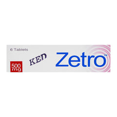 Getz Pharma Zetro Tablet, 500mg, 6-Pack product image 4 - Mamasjan