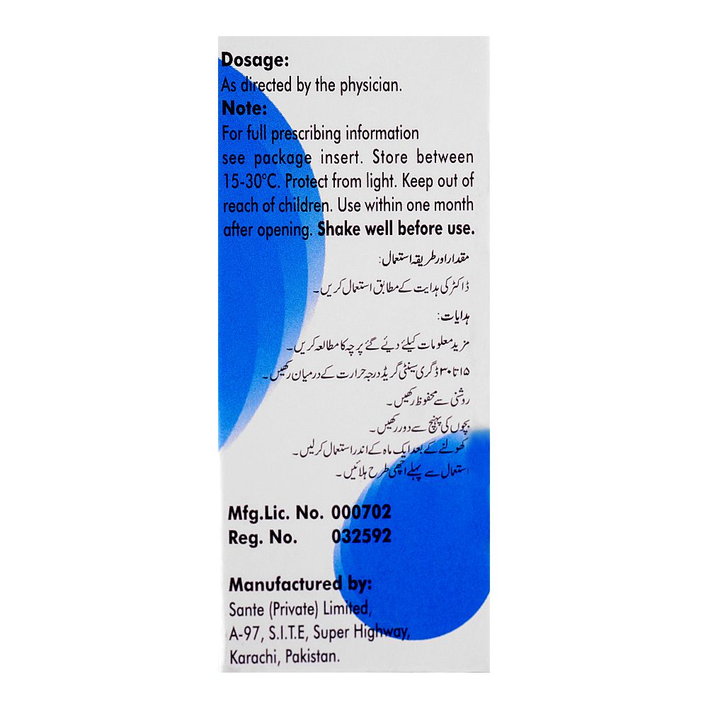Sante Pharma Florozil Ophthalmic, 5ml product image 2 - Mamasjan