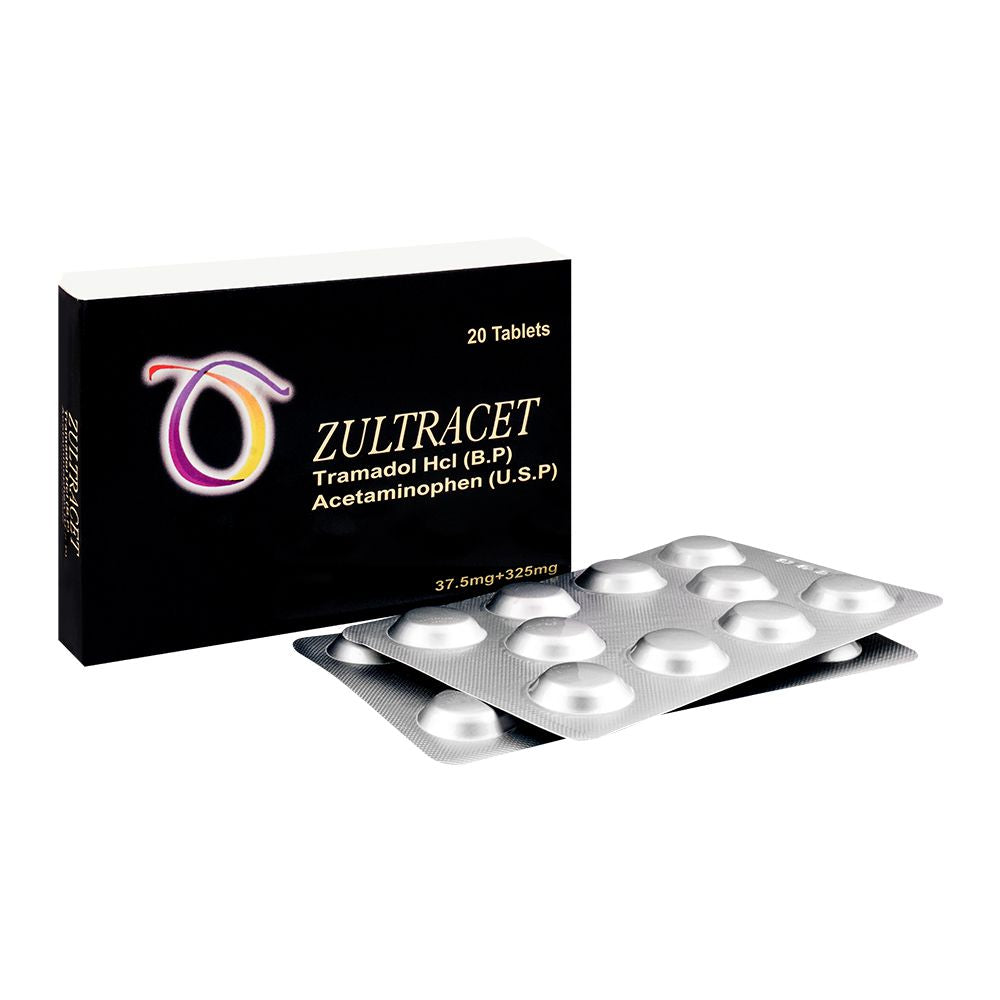 Wilshire Laboratories Zultracet Tablet, 37.5mg/325mg, 20-Pack product image - Mamasjan