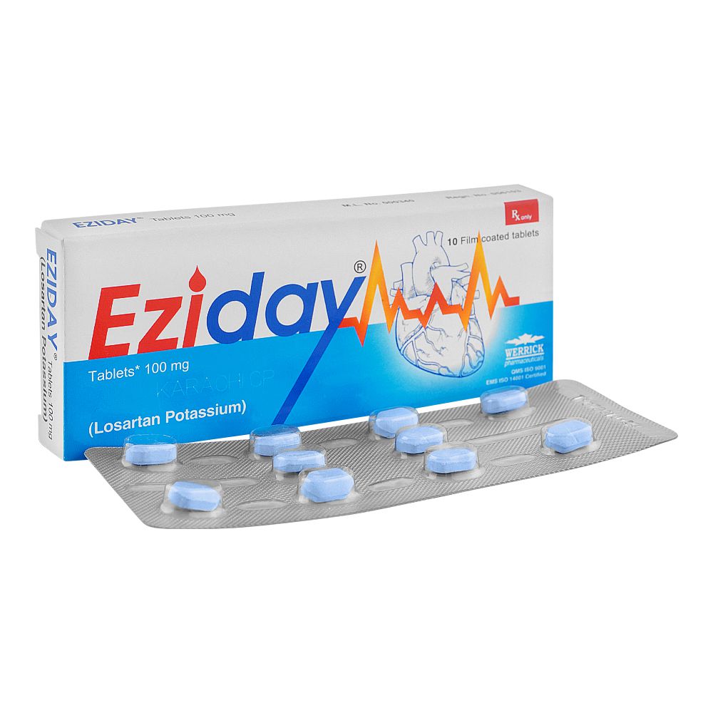 Werrick Pharmaceuticals Eziday Tablet, 100mg, 10-Pack product image - Mamasjan