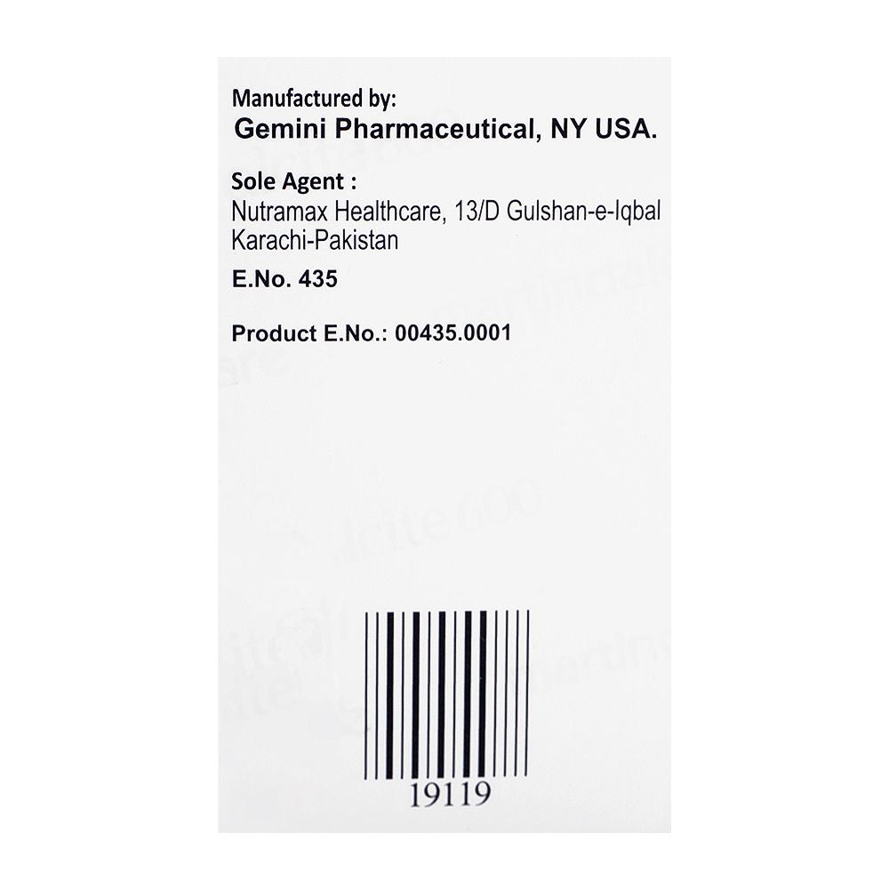 Gemini Pharmaceutical Calcite-600 Tablet, 30-Pack product image 3 - Mamasjan