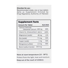 Gemini Pharmaceutical Calcite-600 Tablet, 30-Pack product image 4 - Mamasjan